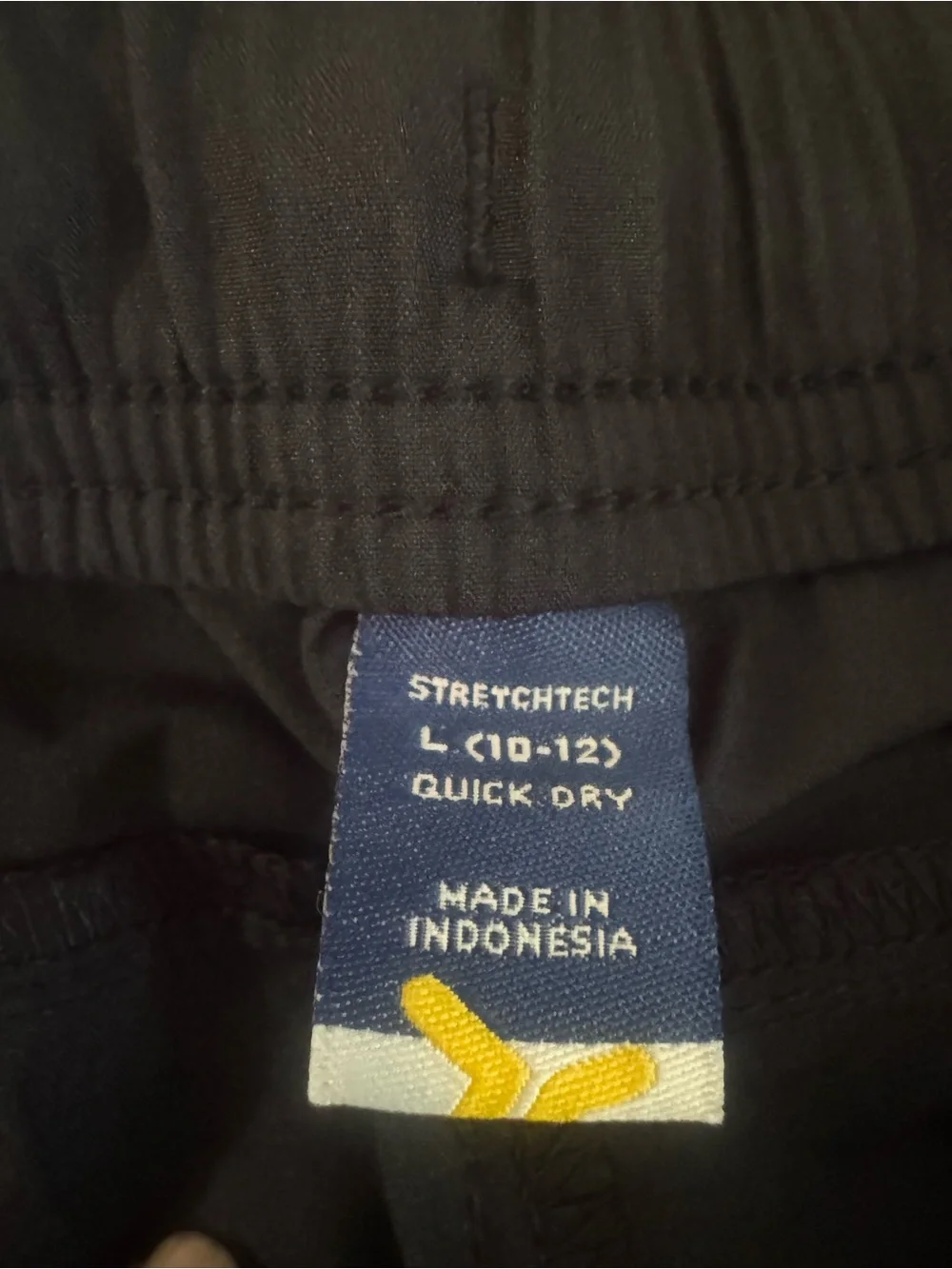 Old Navy Stretchtech Quick Dry Black Kids' Athletic Shorts
